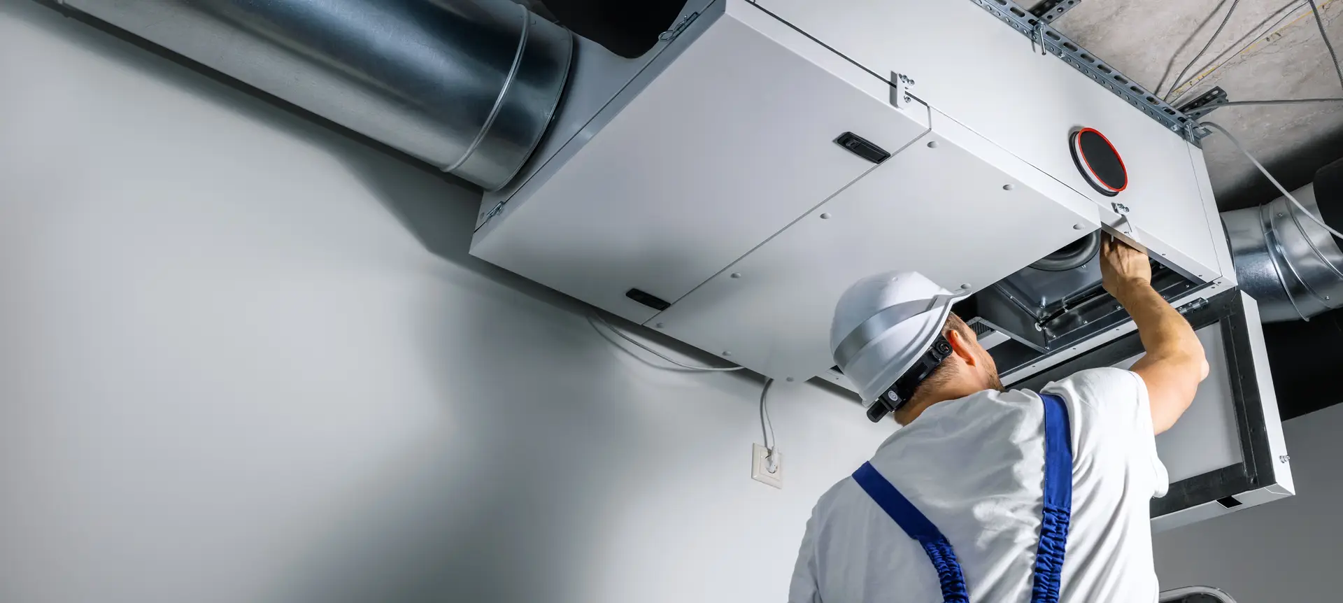 Service ventilationsaggregat Hässelby